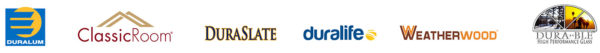 Duralum Product Family - Classic Room, DuraSlate, Duralife, Weatherwood, DuraBle